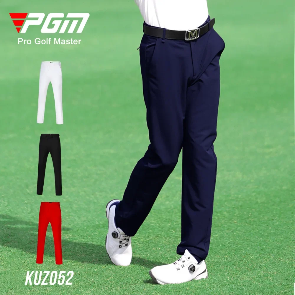 Men Golf Pants Spring Autumn High Elastic Sports Wear-resistant Golf Tennis Trousers Slim Fit Soft golf sports trousers