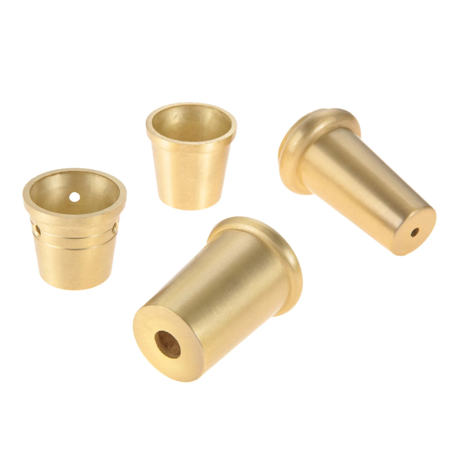 Description Picture 2 of item1Pc Furniture Fittings Gold Brass Copper Cabinet Leg Cover Chair Feet Protector Sofa Leg Tube Metal Cup Furniture Leg Tip Cap