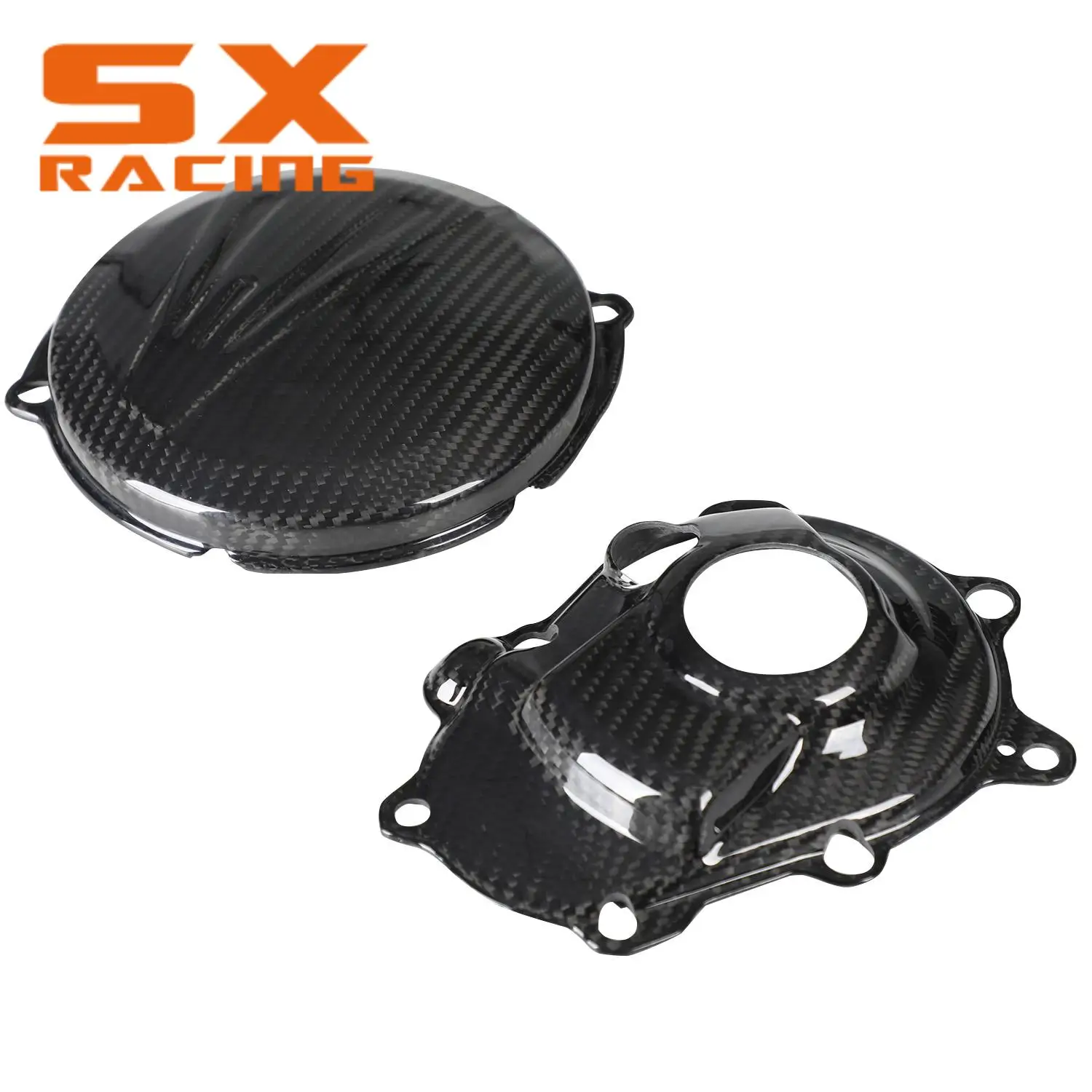 

Funparts Carbon Fiber Engine Clutch Side Cover Protective For YAMAHA YZ250F WR250F YZ WR 250F2021 2022 2023 2024 Protection Box