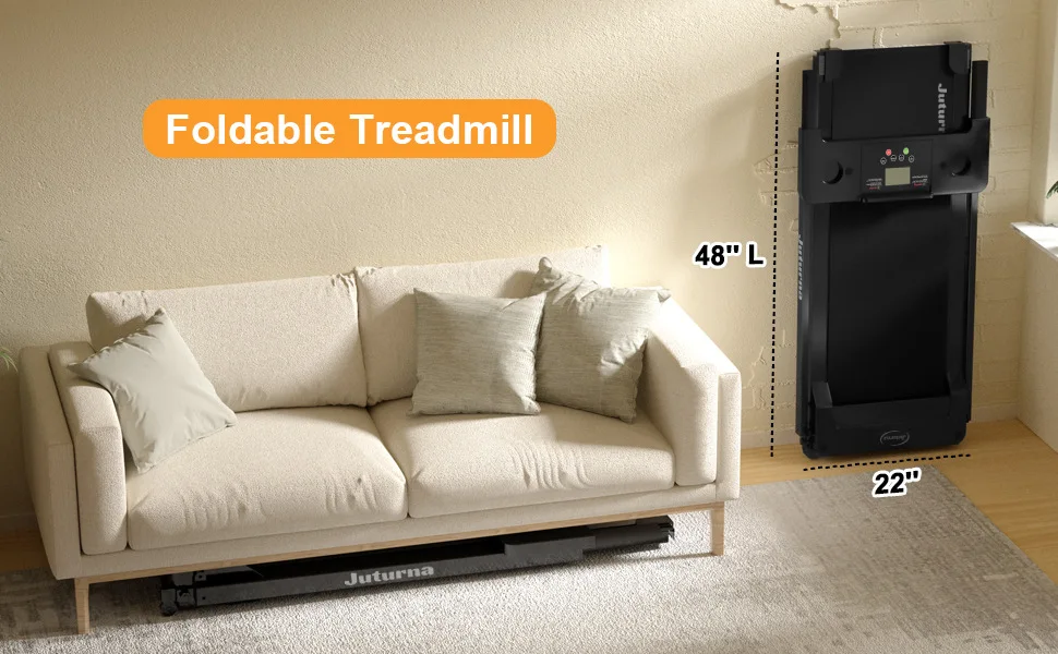 Tapis de course Maison avec poignees securite