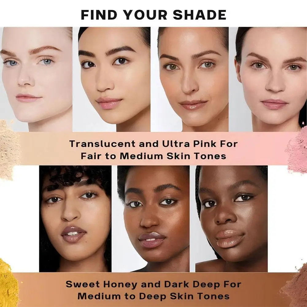 Long-Lasting Setting Powder Soft Matte Finish for Oil Control Makeup Fixation Pore Minimizing Smoothing Formula for Flawless setting powder