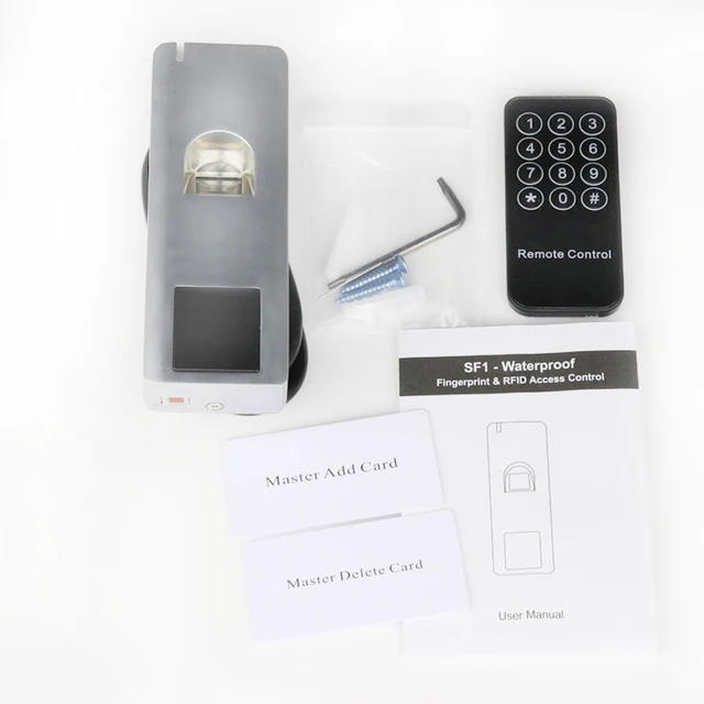 Waterproof IP66 Metal Biometric Fingerprint Standalone Access Control System Rfid 125khz Reader Door Access Control 1000 Users 5