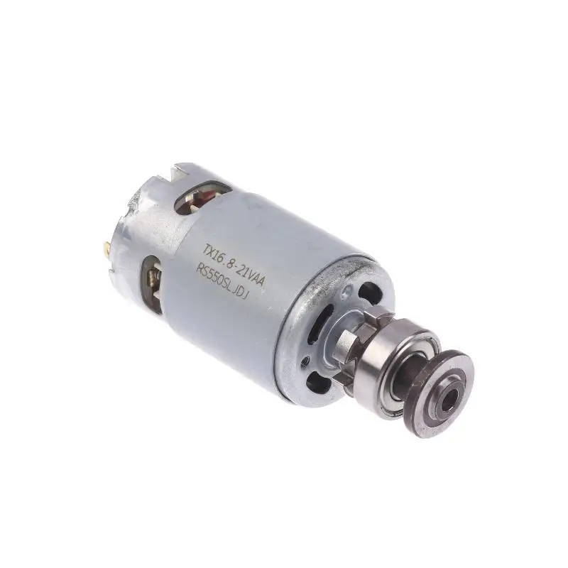1pcs Mini 550 DC ELectric Motor 16.8V/18V/21V Universal Angle Grinder Micro Motor Screwdriver Drill Motor