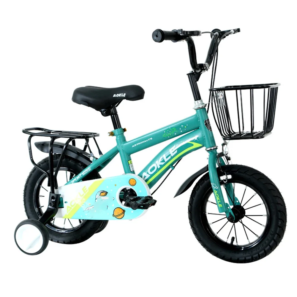 

Childrens Bicycle 12 Inch Bicycle High Carbon Steel Frame Safety Sensitive Brake Reinforced Load Bearing Wear Resistance