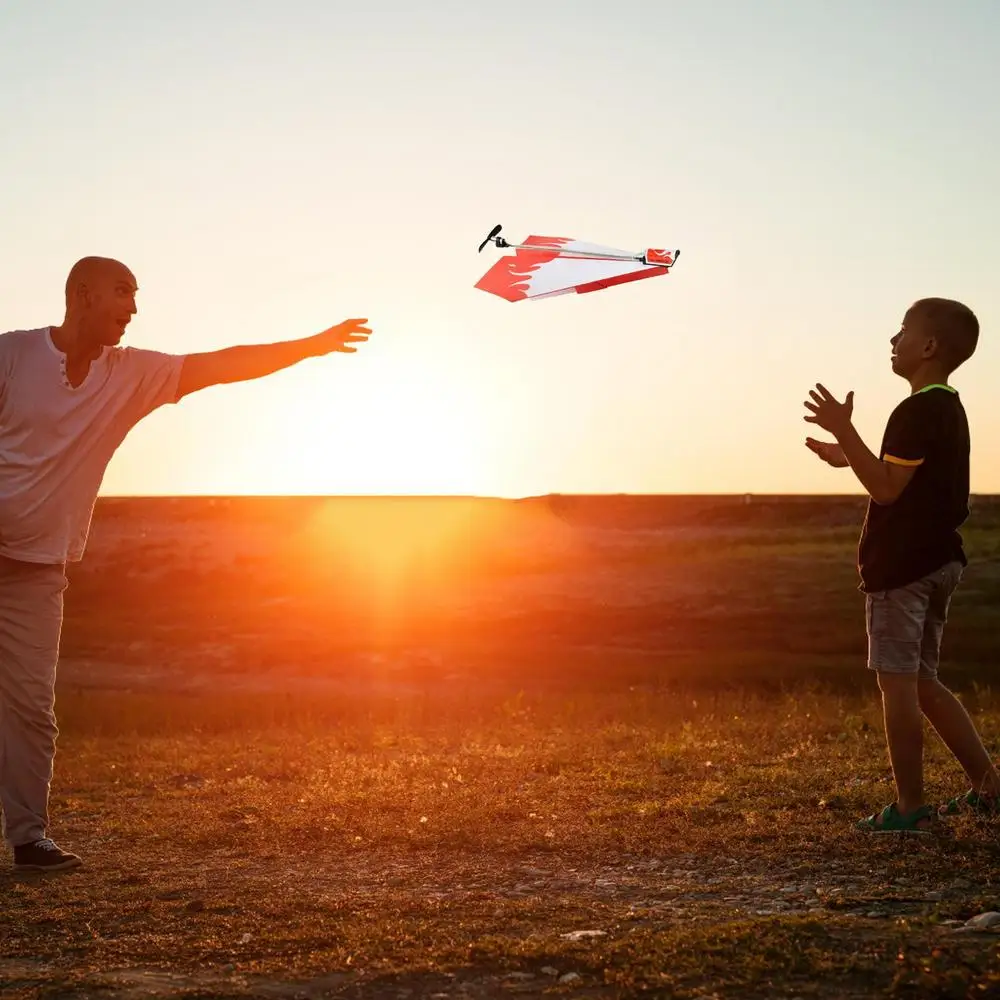 Paper Airplane Motor Paper Airplane Kit Motor Controlled Electric Paper Plane Motor Easy To Fly With Propeller & Screwdriver