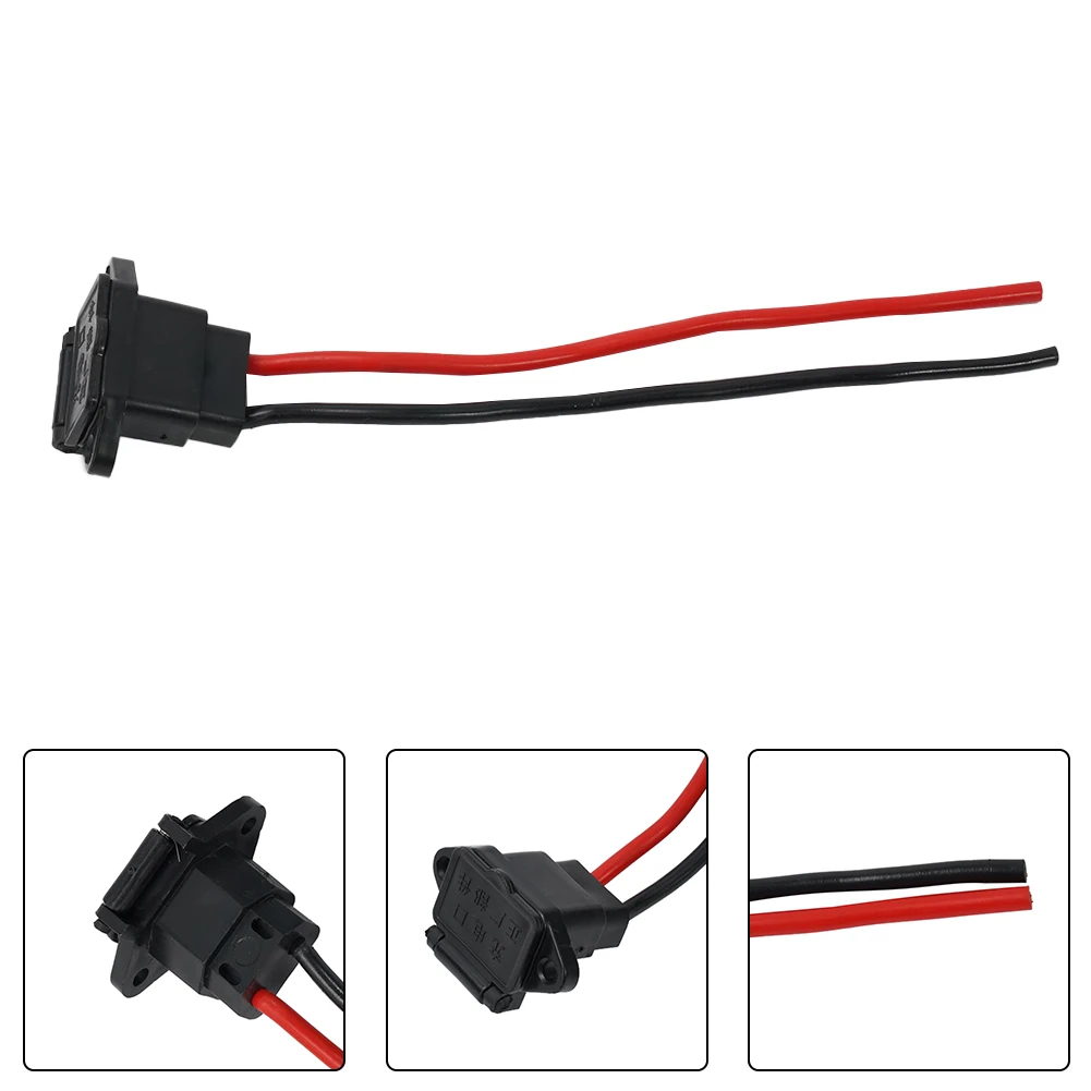 1x Electric Scooter Vehicle Charging Charger Socket E-bike Car Plug Cable Wire Connector ABS + Copper 48V 36V