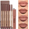 7Pcs Set Makeup Set Matte Lip Liner and Lipstick Matte Waterproof Long Lasting Lip Set Daily Makeup & Gift Box Lip Crayon Set 5