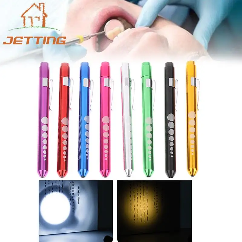 

LED Flashlight Work Light First Aid Pen Light Torch Lamp Pupil Gauge Measurement Portable Medical Pen light