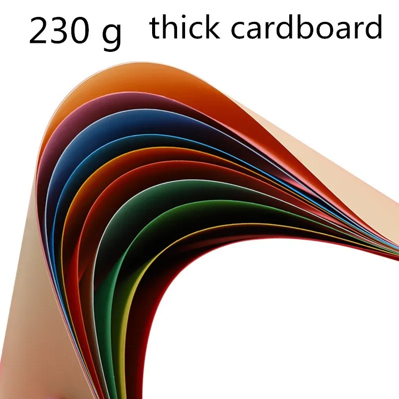 10 Sheet 230g A4 color Cardstock Paper Business Card Cardboard DIY Gifts Card Stationery Scrapbook Materials Drawing Card Stock