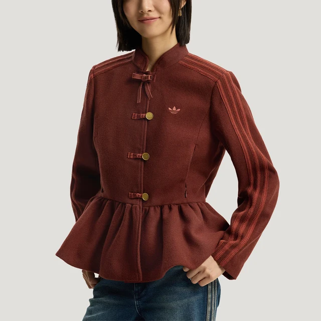 Adidas véritable trèfle femme à la mode et à la mode taille cintrée veste KR5069 1