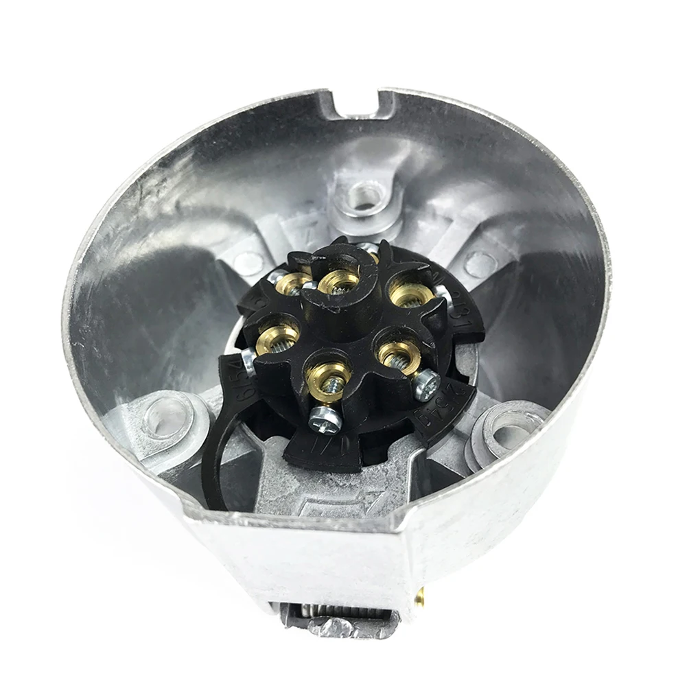 7 Pin Wire Connector 12V Electric Trailer Plug Socket Towbar Lighting Board Towing Adapter