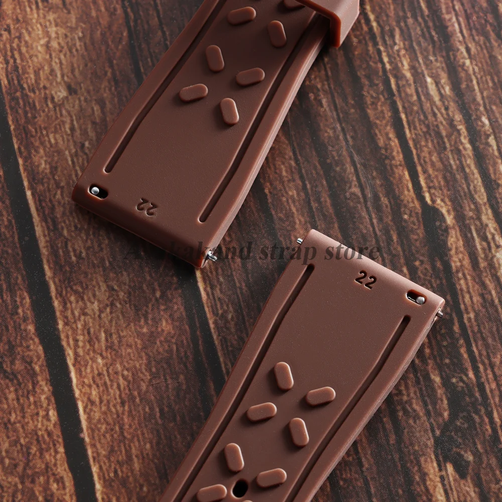 Luxury Rubber Watch Strap with Quick Release - Waterproof Sport Bracelet
