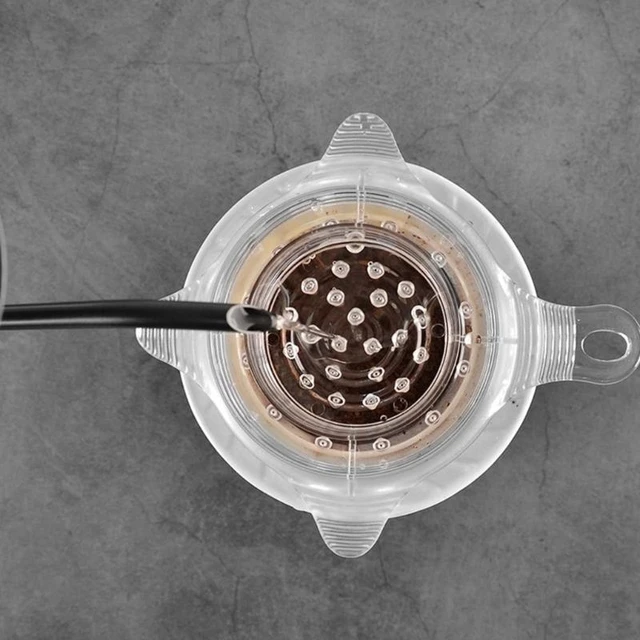 652F Hand Brew Coffee Filter Drip Shower Portable Coffee Filter Coffee Maker Drip Coffee Holder Reusable Paperless Pour