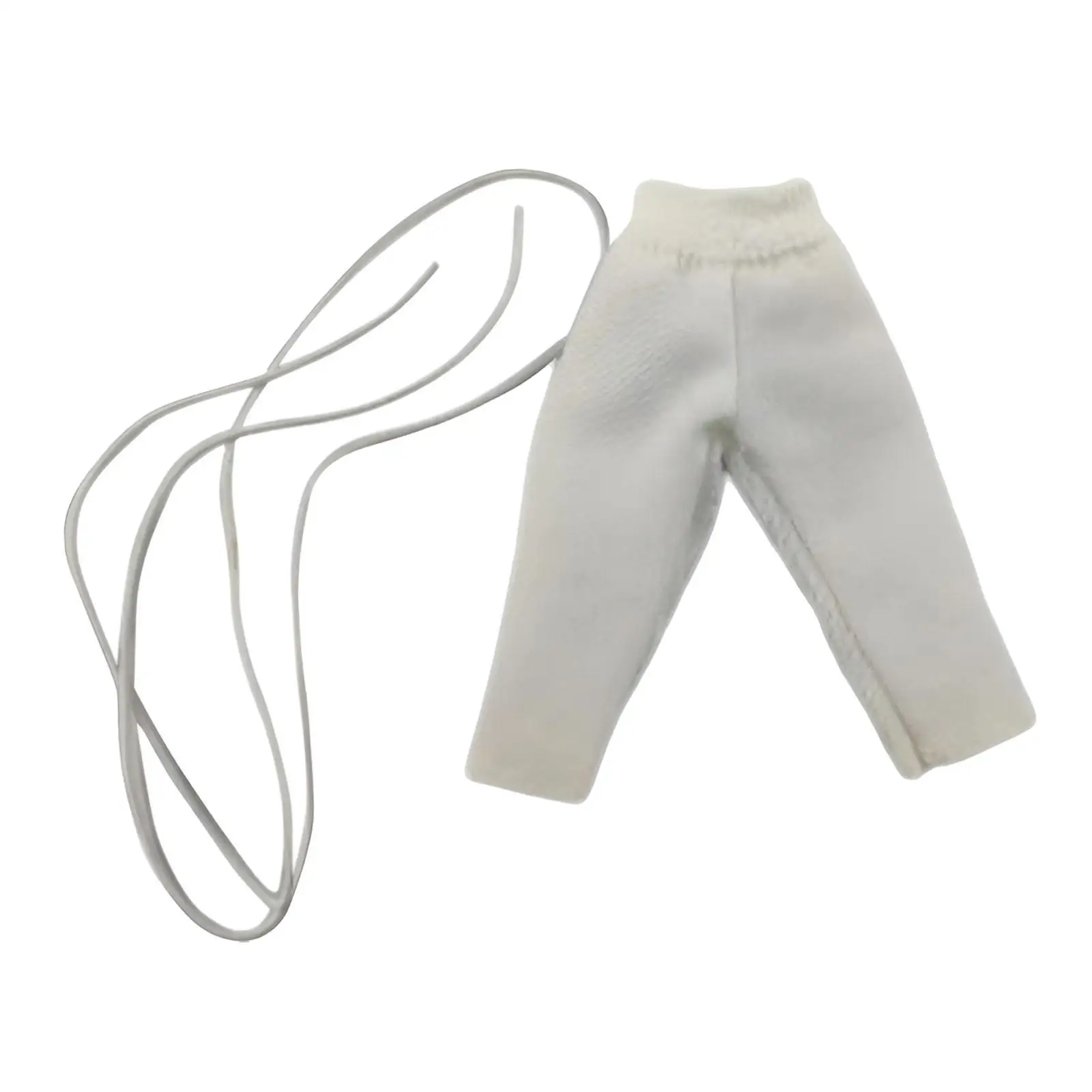 1/18 Male Doll Pants, Mini Wide Leg Long Pant Athletic Sports Male Figure Pants Costume for 3.75 inch Action Figures
