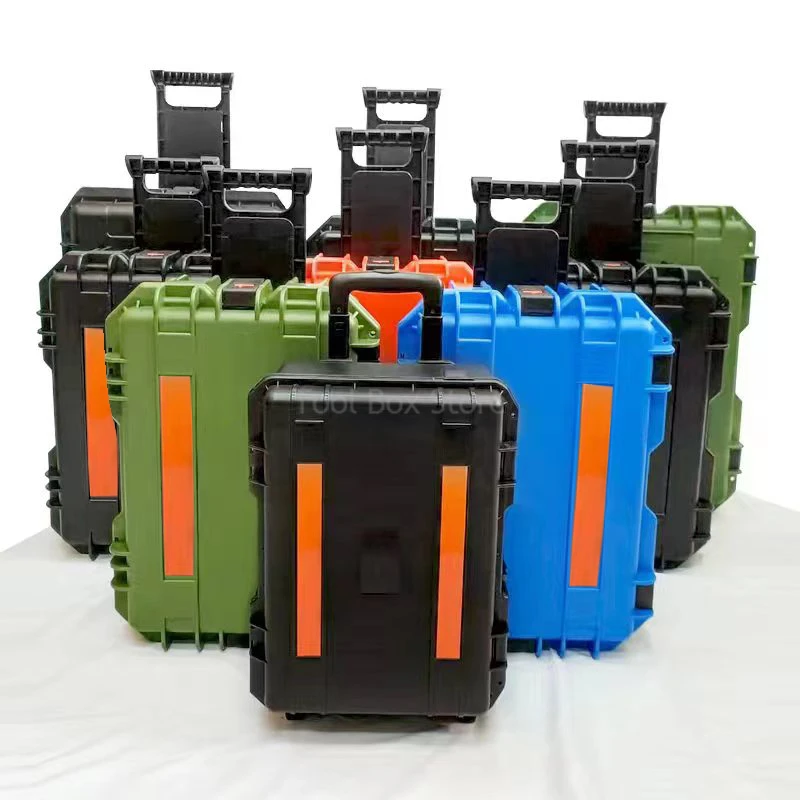 

Tool Box Professional Trolley Hard Case Toolbox Suitcase Large Equipment Instrument Case Storage Box Potable ToolBox with Wheels