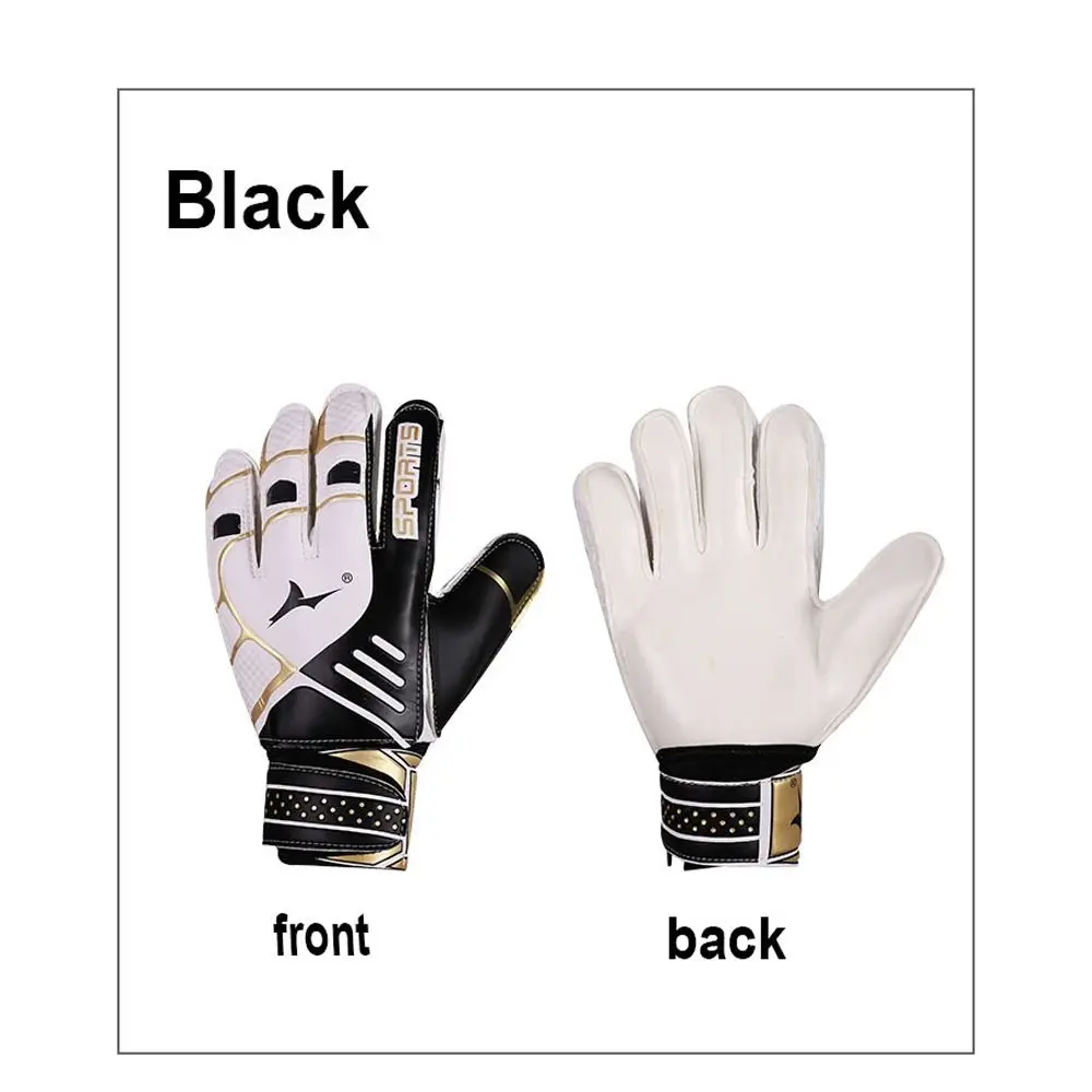 Wear Resistant Latex Finger Protective Soccer Goalkeeper Gloves Kids Size 5-10 Non Slip Goalie Football Training Men Gloves