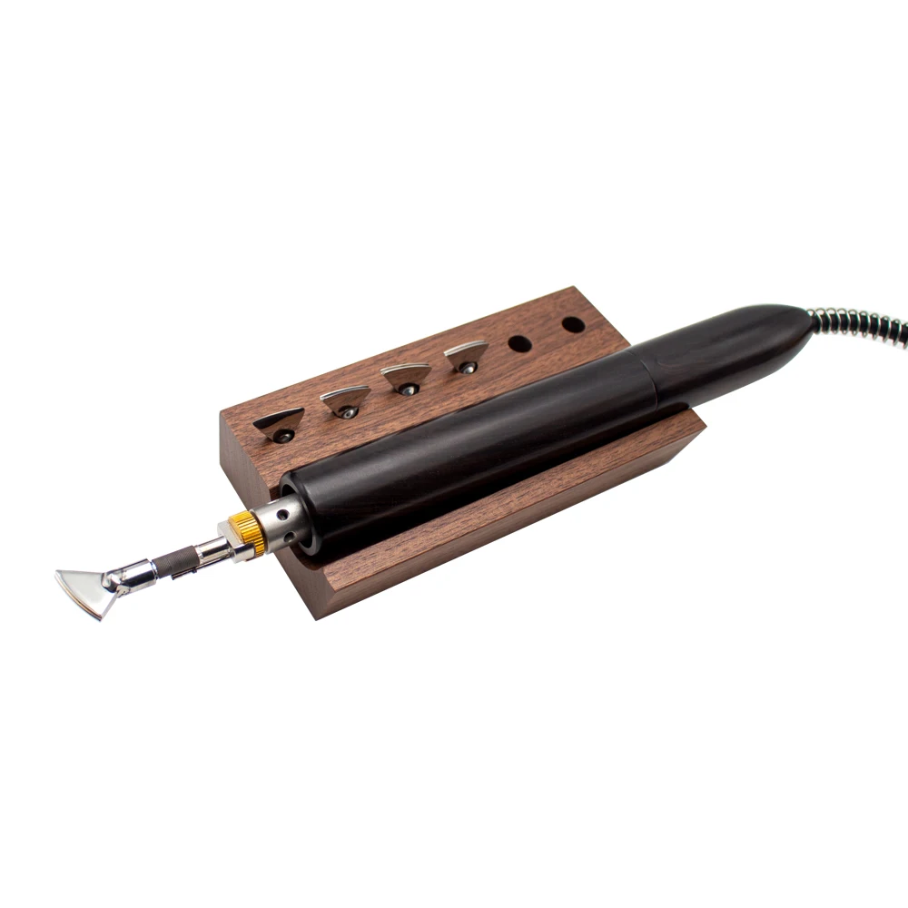 Vulcan Electric Leather Edge Creaser Accurate Temperature Control Creasing & Edging Machine Leathercraft Heating Press Tool Set leather craft tools