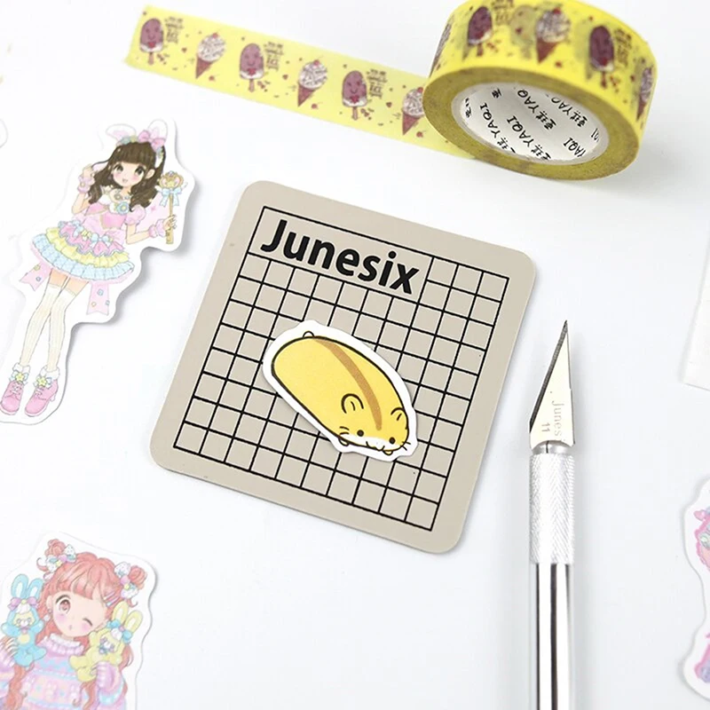 PVC Mini Cutting Mat Board 1PC 6*6cm