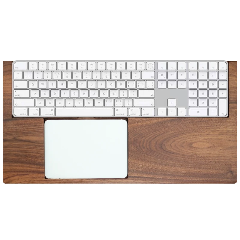 Trackpad Teclado Mágico Apple Bandeja de Madeira Sólida Suporte de Descanso de Palma Almofada de Suporte de Pulso em A1843 A2520 A1535 - Imagem 3