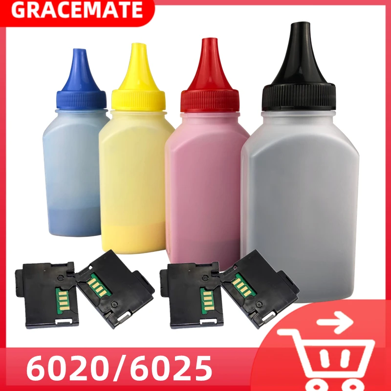 106R02759 106R02756 106R02757 106R02758 EU NA Toner Powder Chip Compatible for Xerox Phaser 6020 6022 Workcentre 6025 6027