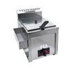 Corndog Chicken Use Gas Propane Deep Fat Fryer Griddle Commercial Double Fry with Fryer for Sale 1