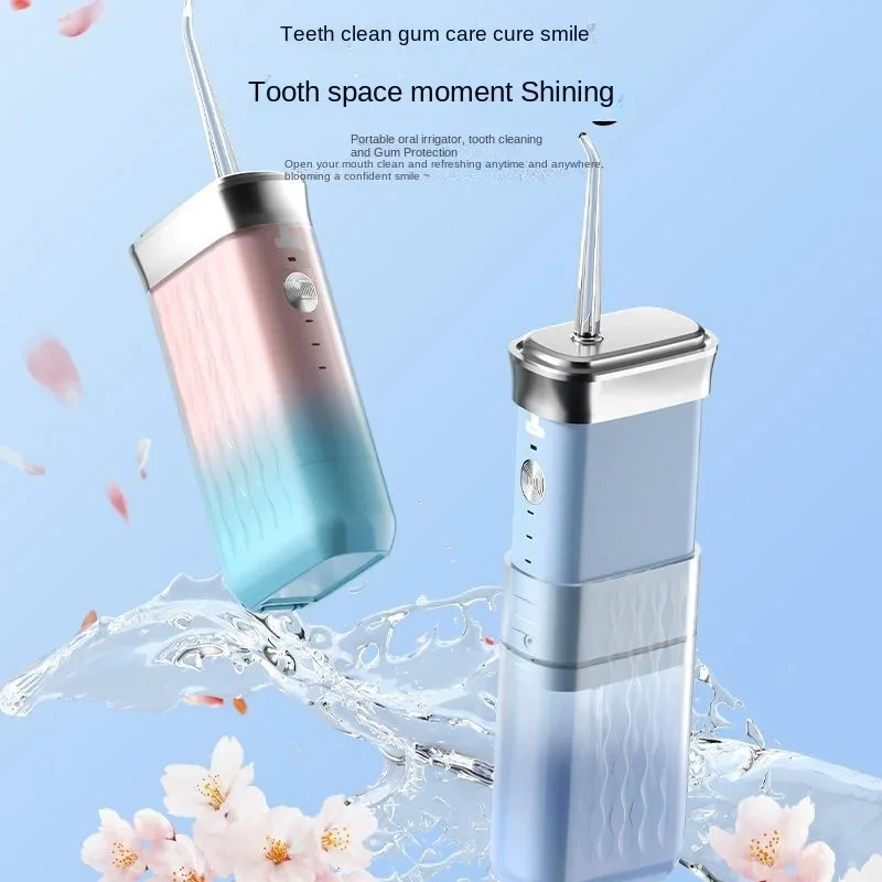 Oral Irrigator Water Flosser Pick Portable Dental Water Jet Waterproof Waterpick for Teeth Whitening Cleaner Tools Oral Machine 220ml portable oral irrigator cordless dental water flosser for teeth cleaning teeth whitening bathroom tumblers