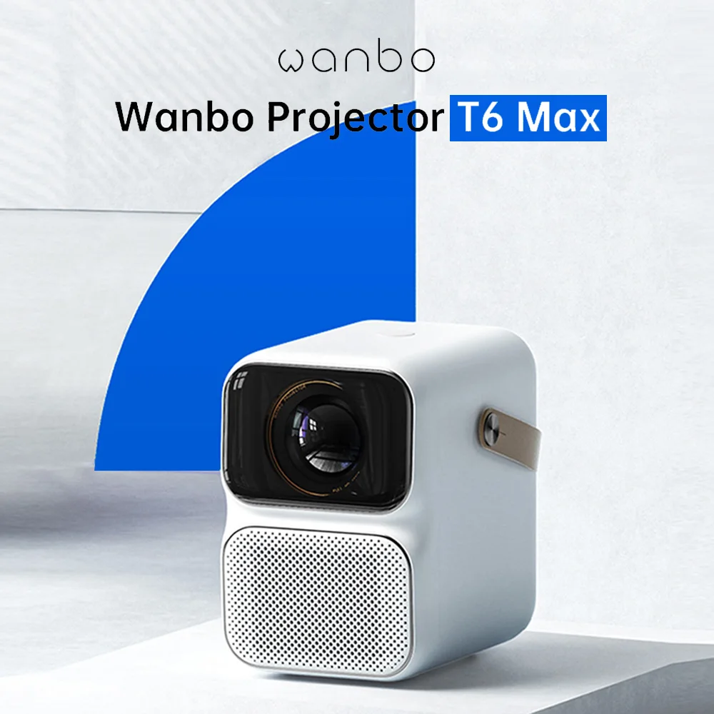 Wanbo t6 max projetor 4k 1080p android 9.0 mini projetor 550ansi lumens ...