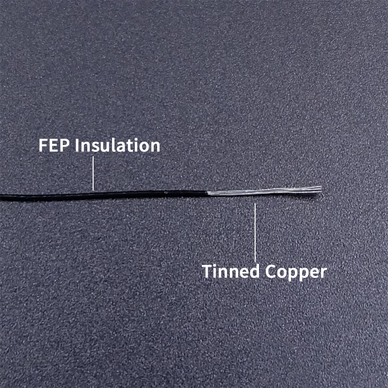 FEP Copper Wire UL10064 PTFE Plastic 40/36/34/32/30/28/26AWG Ultra Fine Micro Litz Wires