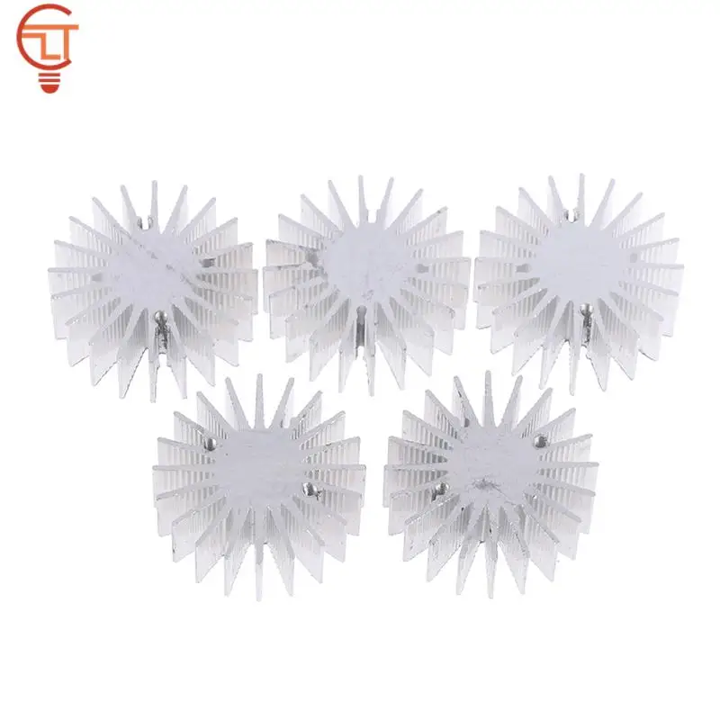 5PCS LED Heatsink Radiator Aluminum 1W 3W Heat Sink Radiator Household Lamp Replaceable 36mmX15mm aluminum heat sink