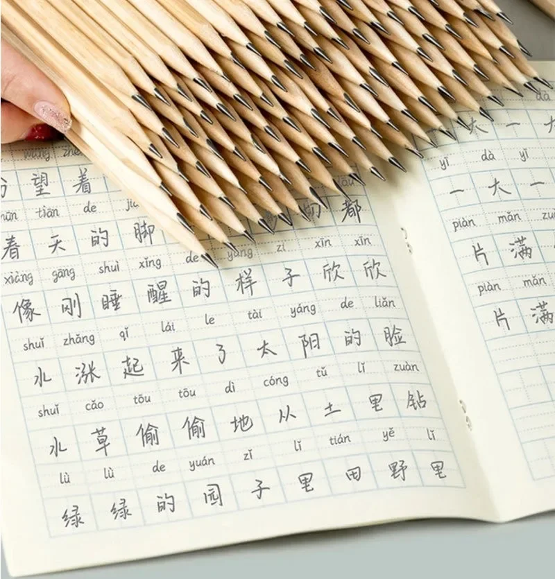 20-1PCS Wooden Lead Pencils For Carpenter Student Children Artist Writing Drawing