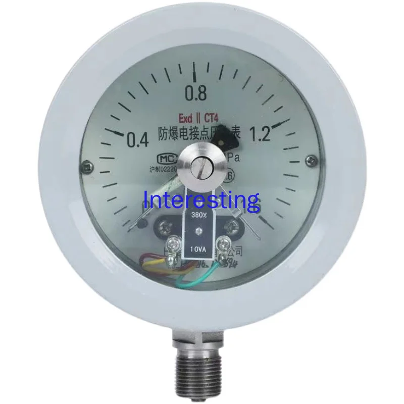 

Explosion-proof Electric Contact Pressure Gauge YTX-100B/160 Hydraulic Pressure Vacuum Negative Pressure Gauge Switch Controller