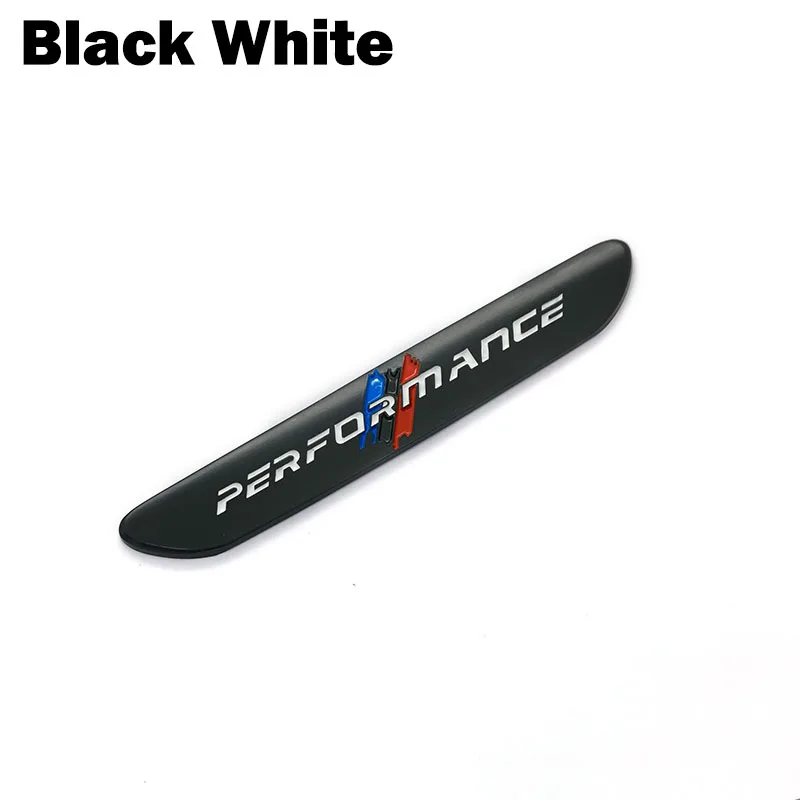 1Pcs Metal Performance Car Side Fender Rear Trunk Emblem Badge Sticker Decals for BMW M 1 3 4 5 6 7 Car Decorations Stlying