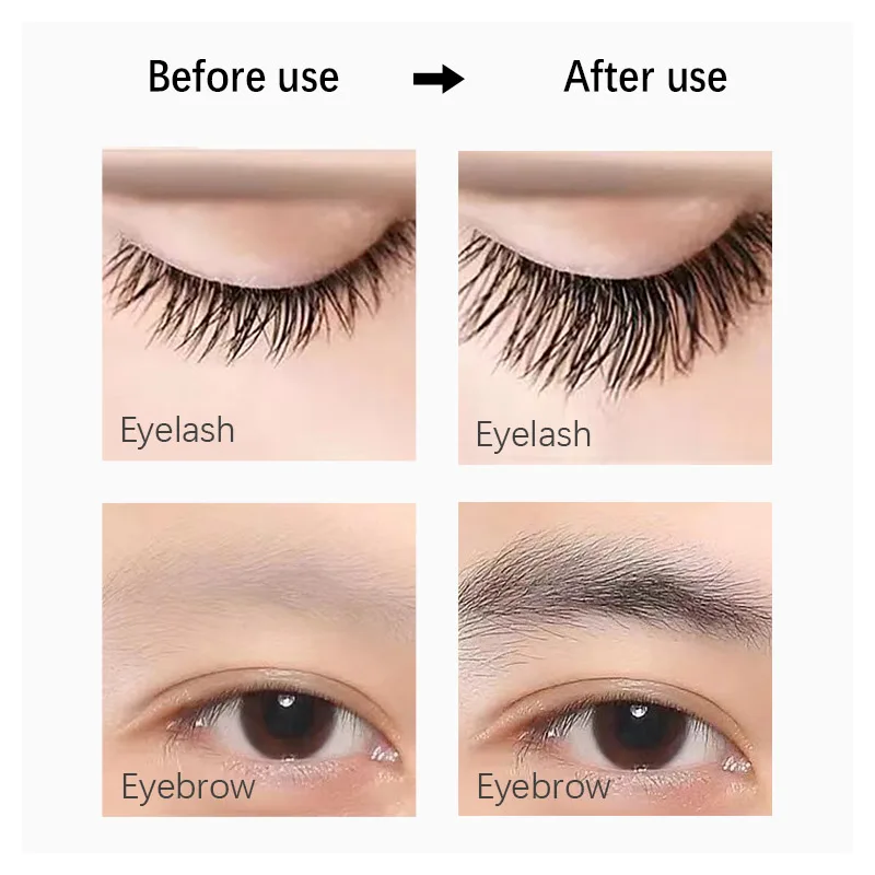 NATUHANA-Eyelash Growth Serum, Fast Eyelash Enhancer, Longer, Fuller, Thicker Lashes, Eyebrows Enhancer, Eyelash Makeup Tool 4