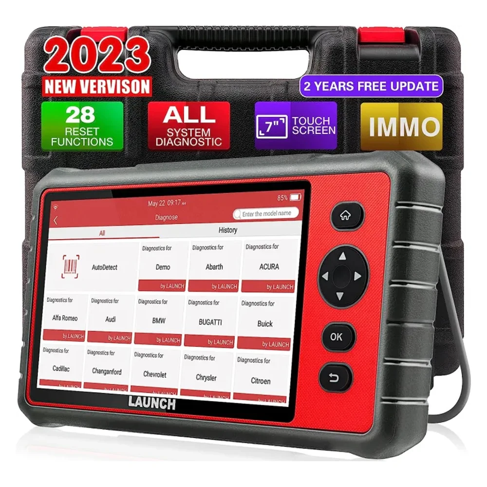 LAUNCH CRP909 OBD2 Scanner Car Diagnostic Tool All System BCM A/F IMMO Injector Coding 26 Reset OBD 2 Automotive Scanner