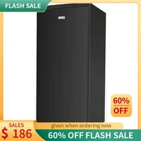 QWCommercial Cool Upright Freezer,Stand Up Freezer 2.8 Cu Ft with Reversible Door,Black 1