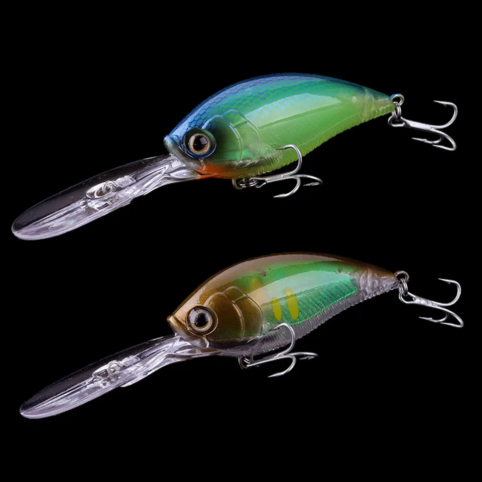 Walk Fish 7Cm/21G Crankbait Fishing Lure Weights Rock Bait Crank Bait Fake Trolling Whoppers Trolling Lure Esche Di Acqua Salata