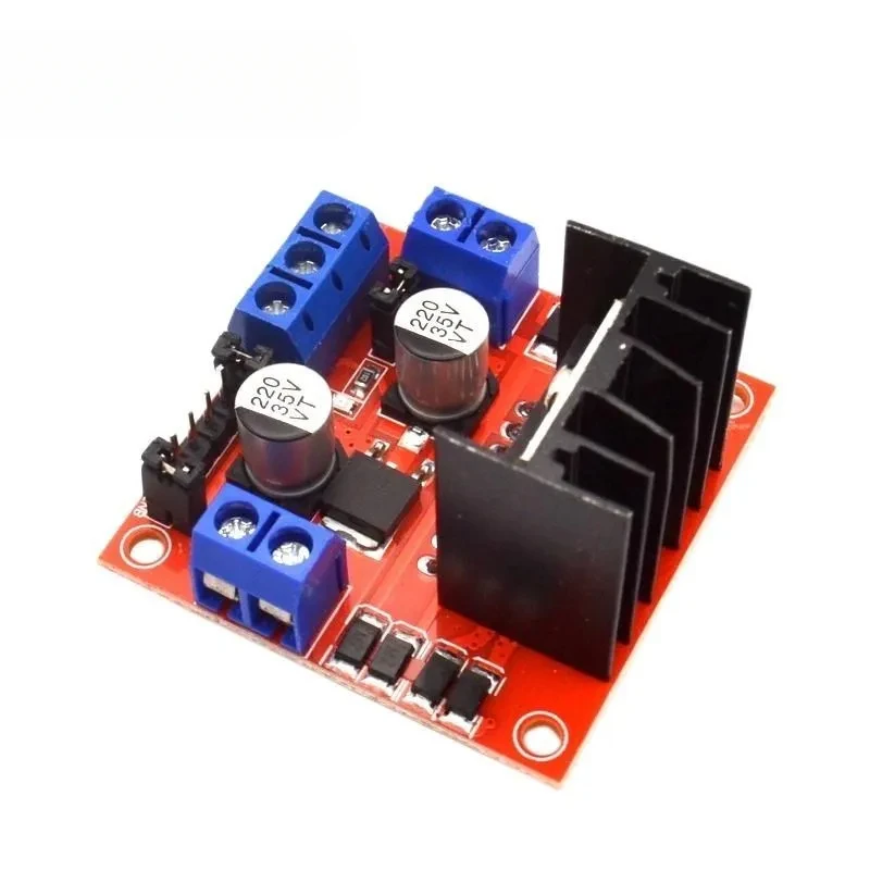 L298N 모듈 모터 드라이버 컨트롤러 보드 Arduino 듀얼 H 브리지 L298 DC 스테퍼 모터 스마트 카 로봇 고출력