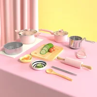 Funny Simulation Kitchen Toys Real Cooking Small Kitchen Utensils Kids Cooking Interest Development Educational Play House Toys 2