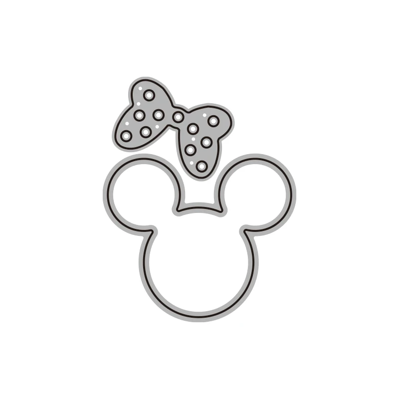 Mickey And Minnie Mouse Stencil