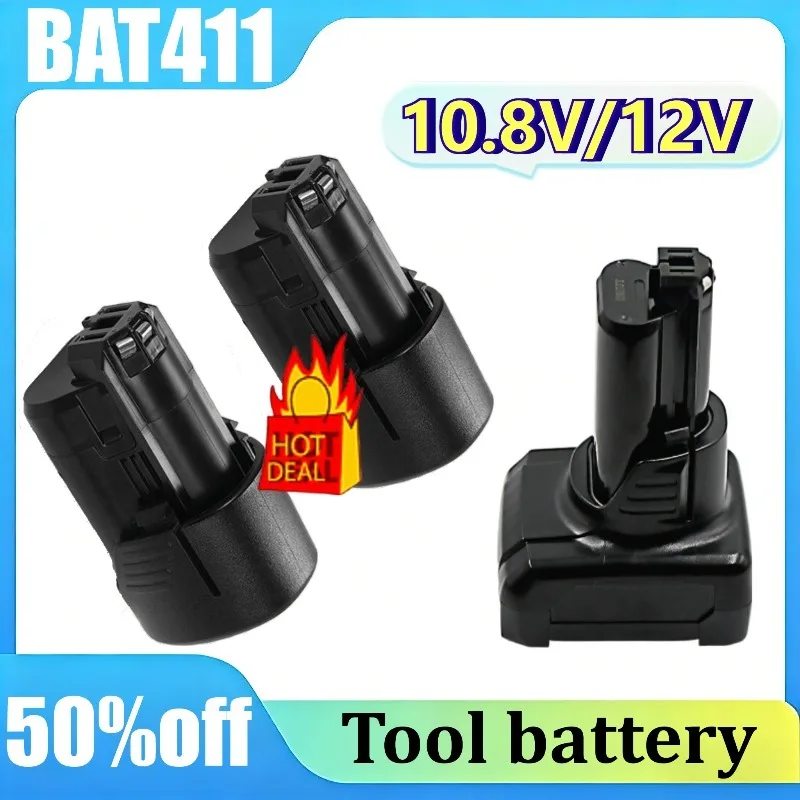 BAT411 10.8V 12V for BOSCH BAT411A BAT412 BAT412A BAT413 10.8V/12V Power Tools L