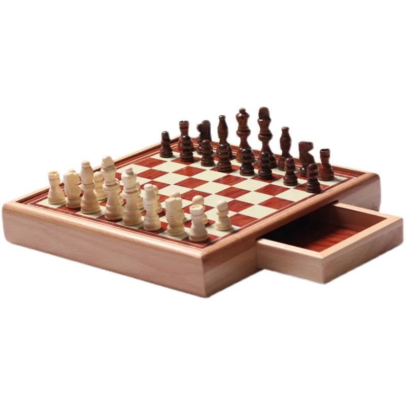 

YY High-End Children Beginners Solid Wood Chess Game-Specific Creative