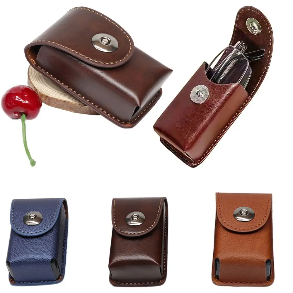 Portable Folding Reading Glasses Box Ultra Light PU Sunglasses Bags Men Women Eyewear Case Protective Cover Glasses Pouch