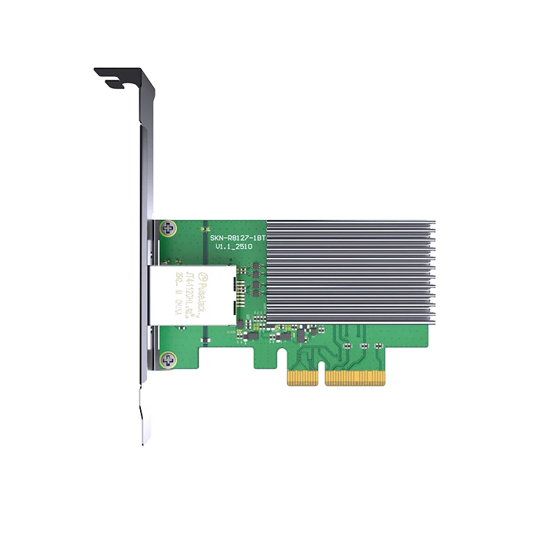 XikeStor 10G 기가비트 이더넷 PCIe x4 데스크탑 네트워크 어댑터 서버 유선 네트워크 카드, 1G/2.5G/5G/10G 속도 지원