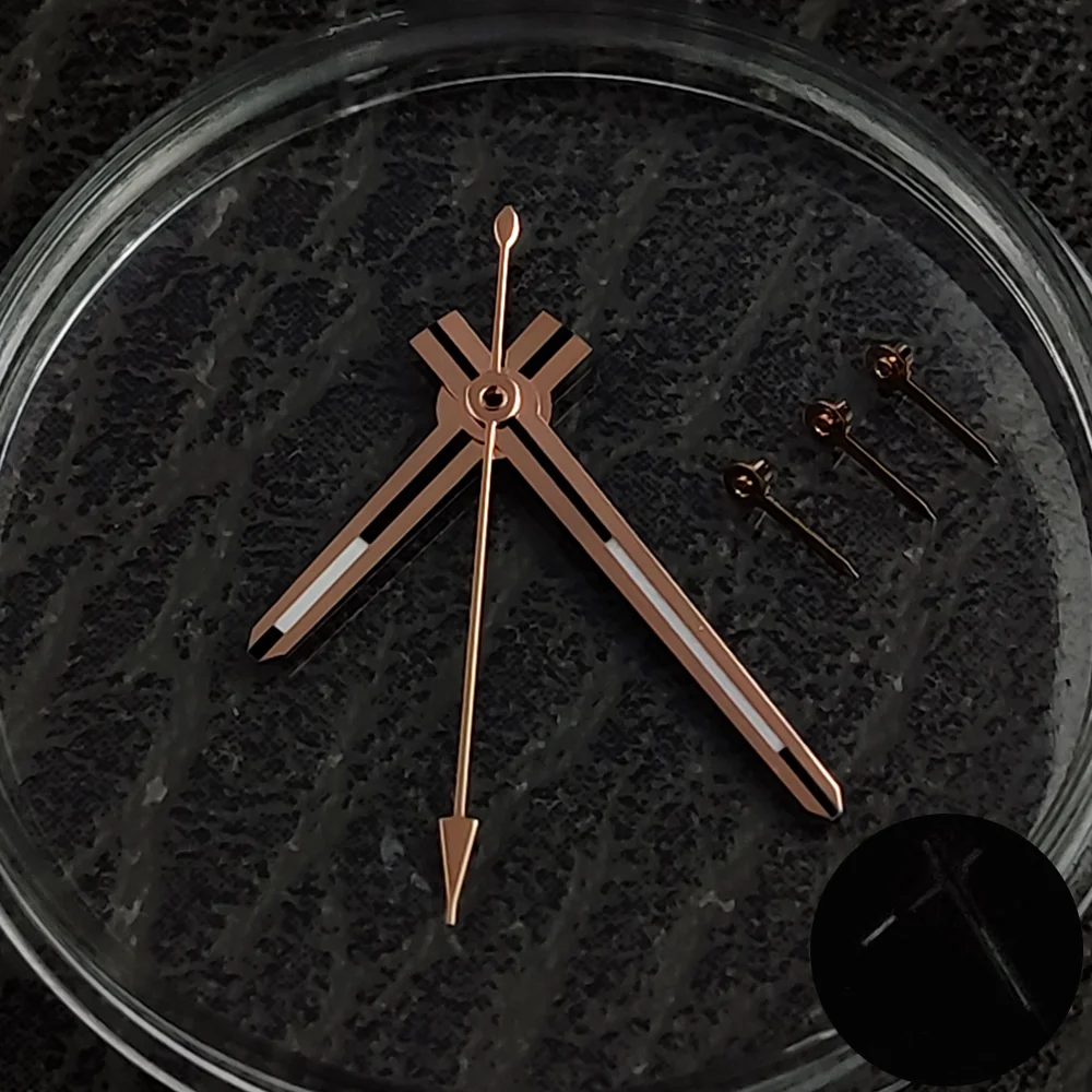 Watch Hand 6 Hands Multifunctional Timing Running Seconds Green Luminous Needle for Quartz VK63 Movement Watch Accessories