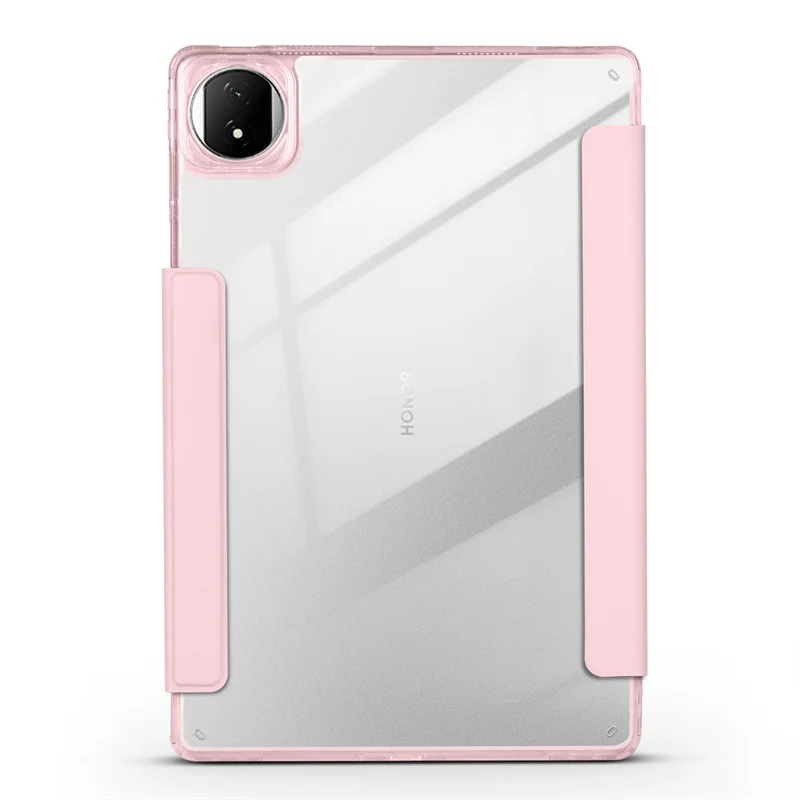 Enhanced Product Title: Premium Acrylic Smart Fold Case with Magnetic Stand