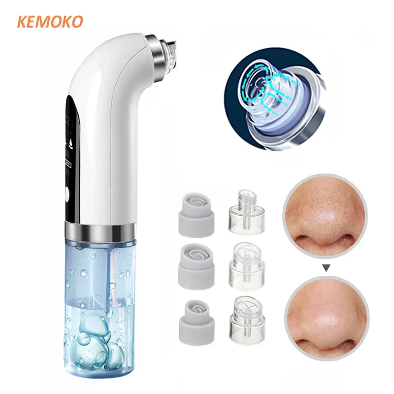 USB Blackhead Removal Pore Vacuum Face Cleaner Electric Pimple Black Head Remover Rechargeable Water Cycle Facial Cleaning Tools g17 engine cleaner carbon removal fuel gasoline injector carburetor valves combustion chamber powerful detergents cleaning agent