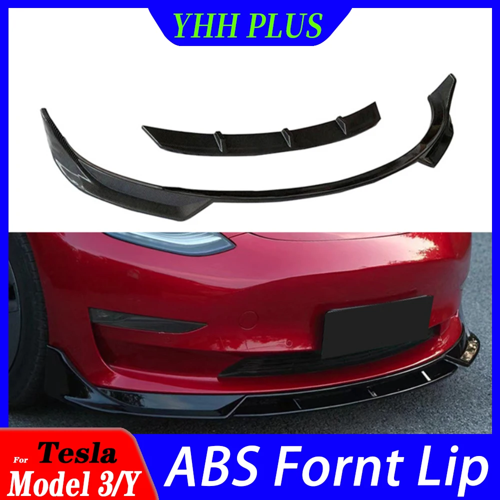 

Wrap-around Front Lip For Tesla Model 3 Y 2023 Accessories Model3 Car Decoration ModelY Auto Exterior Protection Parts Car-style