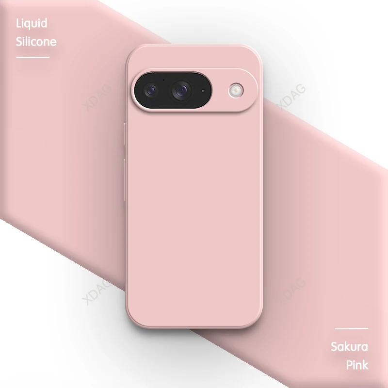 Premium Silicone Camera Protection Phone Case - Classic Half-Wrapped Design