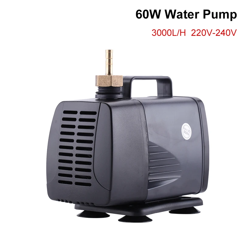

Многофункциональный погружной водяной насос с ЧПУ, 60 Вт, 3,0 м, 220 л/ч, водяной насос для аквариума, 240-в