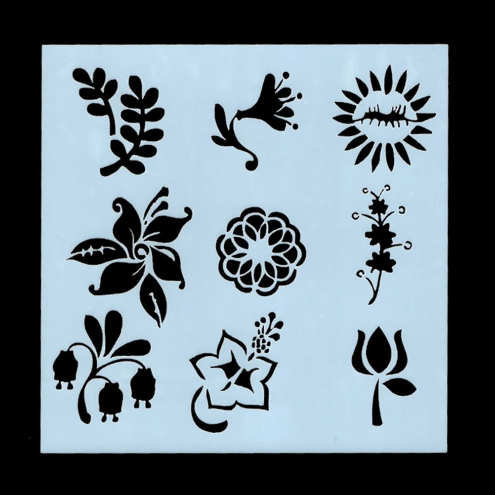 Рисунок 2 - цветочный вырез шаблон детские